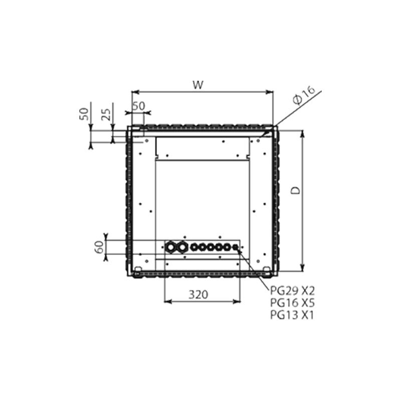 ProRack 12U Outdoor Wall Mount - Image 4